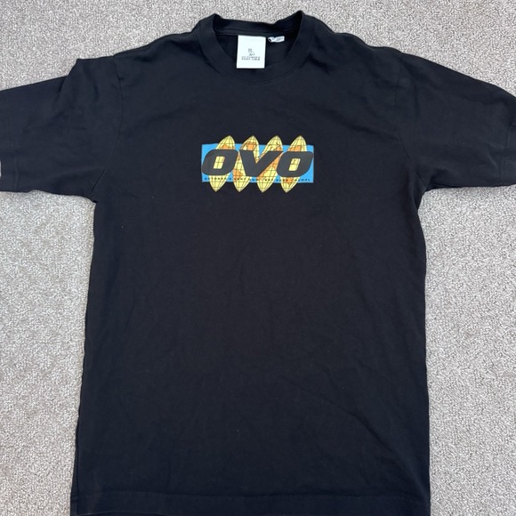 October's Very Own Other - October's Very Own OVO Owl Logo Graphic Print Black Crew Neck T-Shirt Size XS